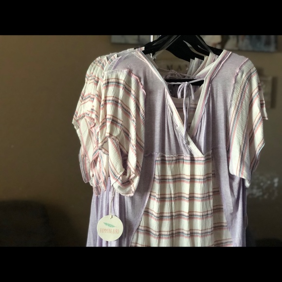 Striped boho ribbed top - Picture 3 of 8